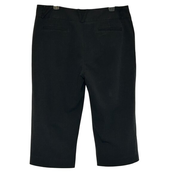 Women's Larry Levine Stretch Size 14 Black Capri Pant - Picture 2 of 13